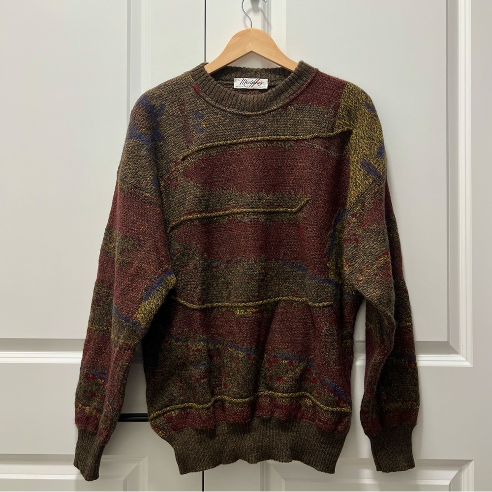 Modango Vintage Wool Blend Knit Sweater
